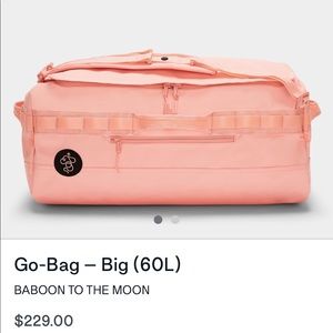 Baboon to the Moon Big Go Bag